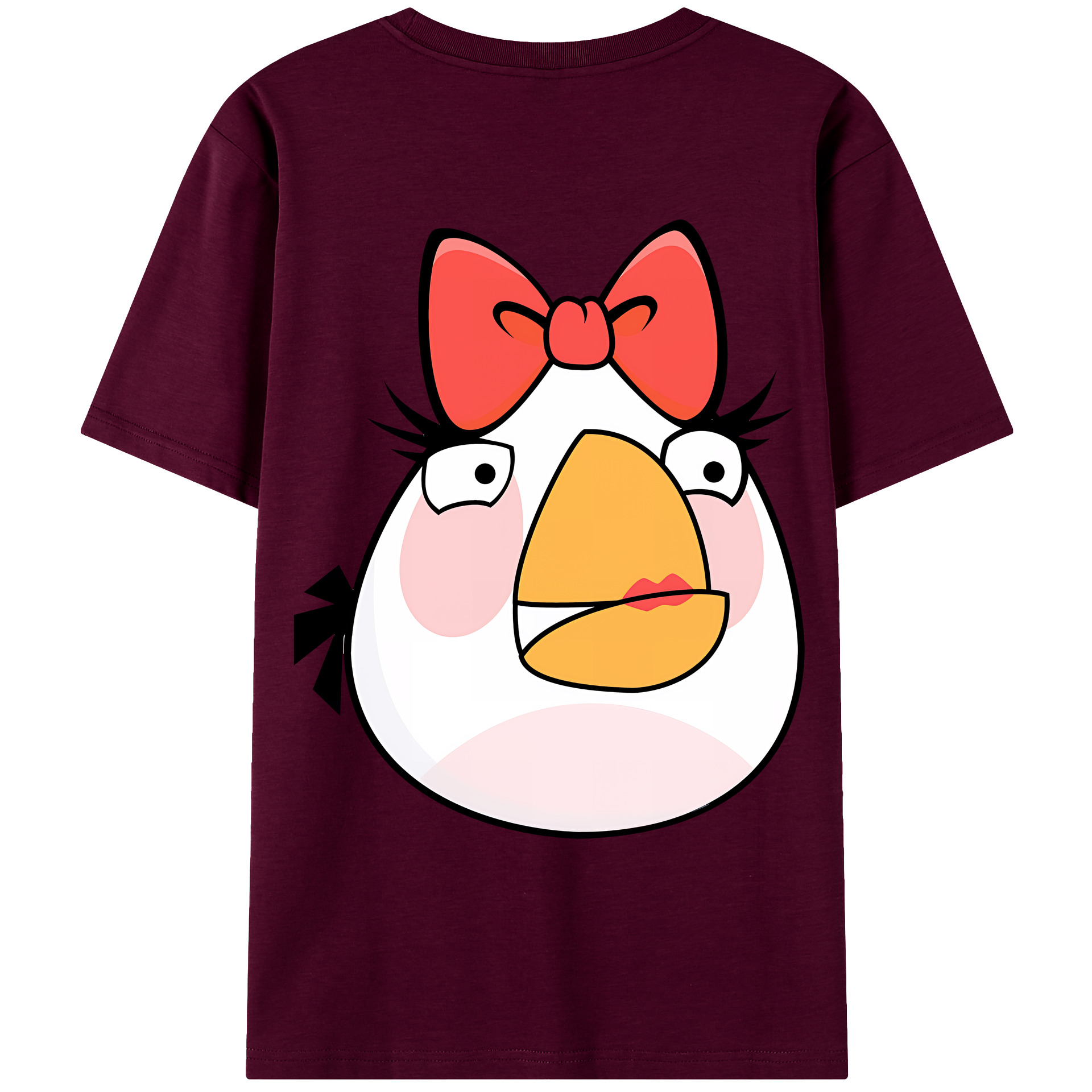 （画像用） Angry Birds アングリーバード レディース半袖Tシャツ(バックプリント)
